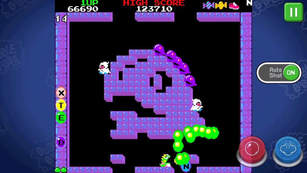 BUBBLE BOBBLE classic (БАБЛ БОББЛ классика) [МОД: Деньги, Монеты и Меню MOD] Screenshot 4