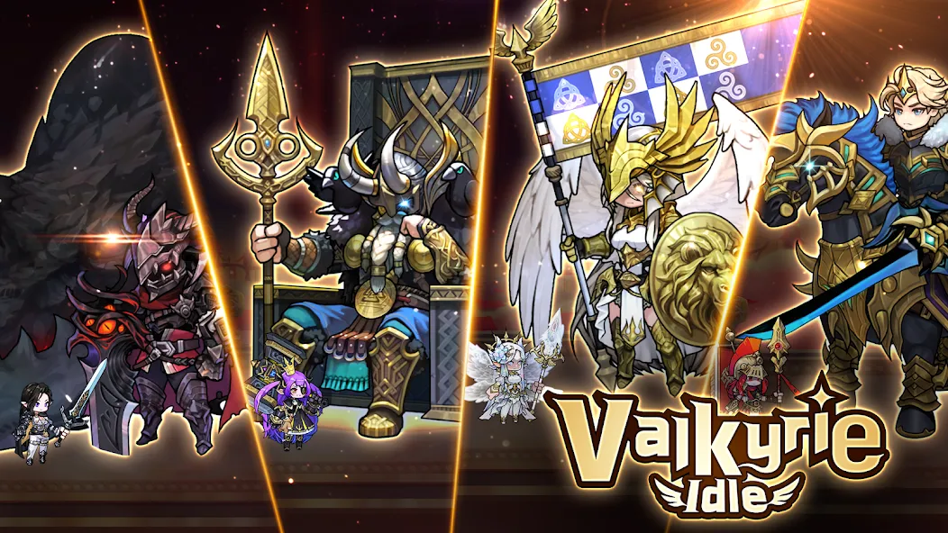 Valkyrie Idle [МОД: Деньги, Монеты и Меню MOD] Screenshot 1