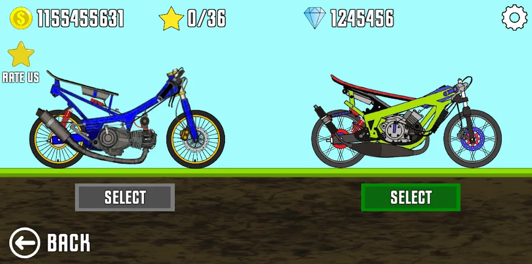 Drag Racing Bike (Драг рейсинг байк) [МОД: Все открыто, Дополнительные деньги и Меню MOD] Screenshot 2