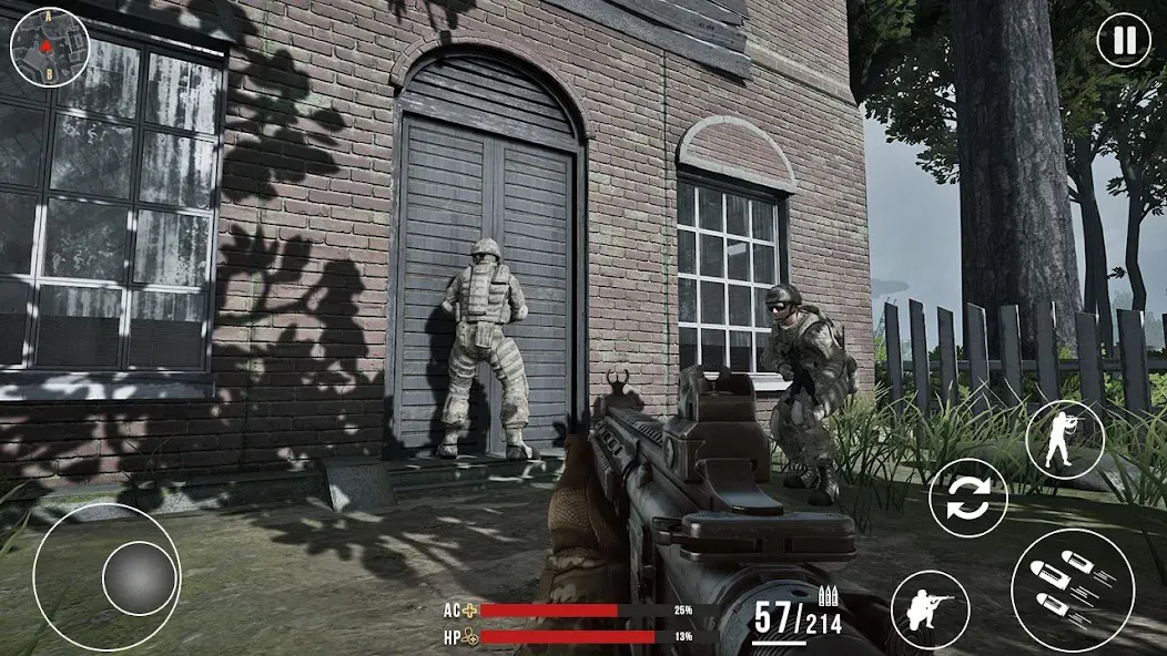 Modern Commando Warfare Combat [МОД: Много монет, Открытые уровни и Мега MOD] Screenshot 1