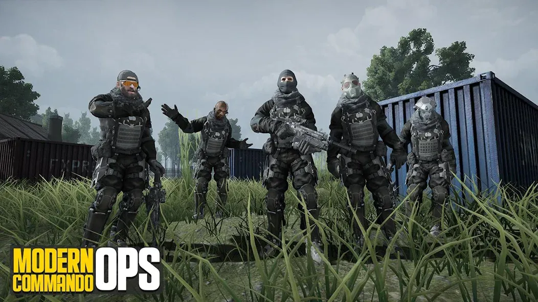 Modern Commando Warfare Combat [МОД: Много монет, Открытые уровни и Мега MOD] Screenshot 3