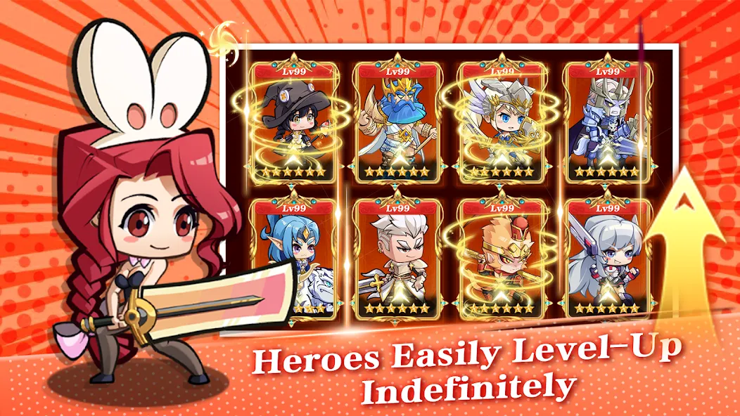 Mythic Summon: Idle RPG (Мифическое Призывание) [МОД: Деньги, Монеты и Меню MOD] Screenshot 4