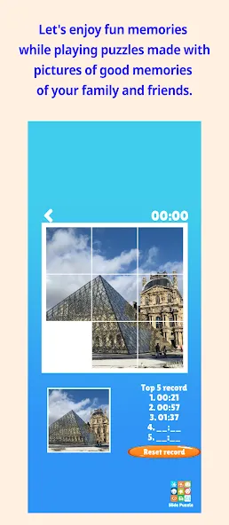 Slide Puzzle with your photo (Слайдпазл с вашим фото) [МОД: Деньги, Монеты и Меню MOD] Screenshot 1