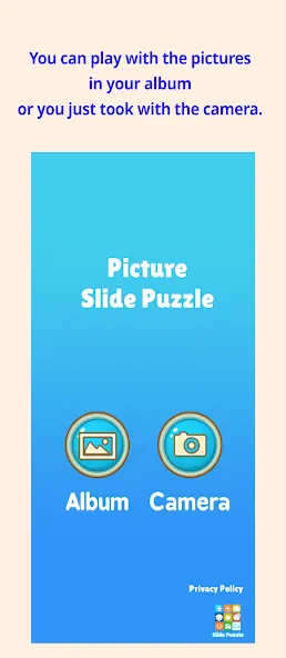 Slide Puzzle with your photo (Слайдпазл с вашим фото) [МОД: Деньги, Монеты и Меню MOD] Screenshot 2
