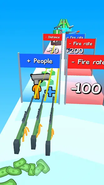 Gun Head Run (Ган Хэд Ран) [МОД: Бесконечные деньги, Монеты и Мега MOD] Screenshot 4