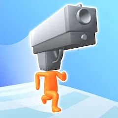 Скачать Gun Head Run (Ган Хэд Ран) [МОД: Бесконечные деньги, Монеты и Мега MOD] | Взлом Gun Head Run на Андроид
