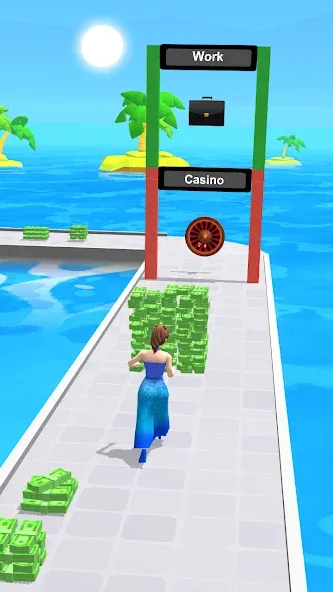 Money Run 3D (Мани Ран 3Д) [МОД: Бесконечные деньги, Монеты и Мега MOD] Screenshot 2