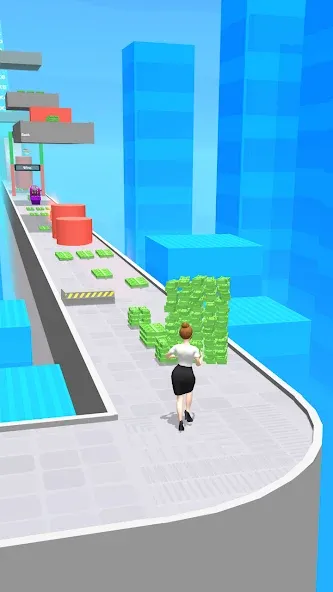 Money Run 3D (Мани Ран 3Д) [МОД: Бесконечные деньги, Монеты и Мега MOD] Screenshot 3