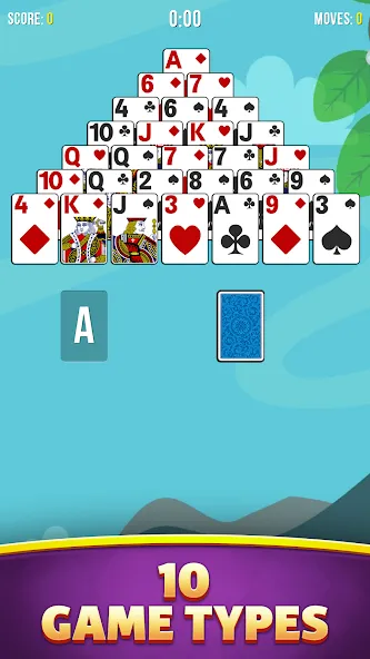 Solitaire Bliss Collection [МОД: Деньги, Монеты и Меню MOD] Screenshot 2