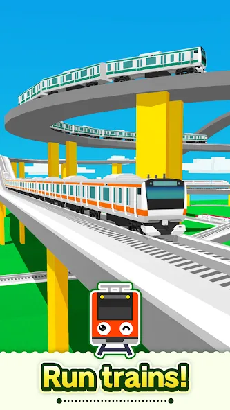Train Go - Railway Simulator (Трэйн Го) [МОД: Все открыто, Дополнительные деньги и Меню MOD] Screenshot 1