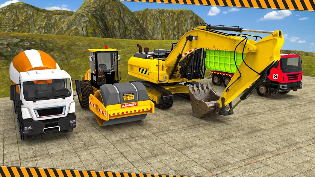Heavy Construction Simulator [МОД: Меню, Бесконечные монеты и Открытые уровни] Screenshot 1