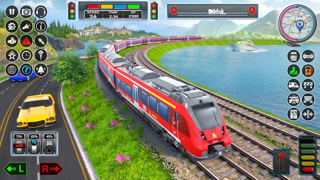 City Train Game 3d Train games [МОД: Много монет, Открытые уровни и Мега MOD] Screenshot 3