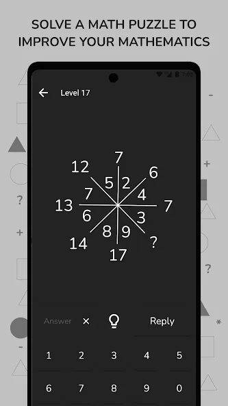 Math Puzzle & Brain Riddles [МОД: Все открыто, Дополнительные деньги и Меню MOD] Screenshot 3
