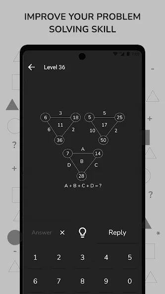 Math Puzzle & Brain Riddles [МОД: Все открыто, Дополнительные деньги и Меню MOD] Screenshot 5