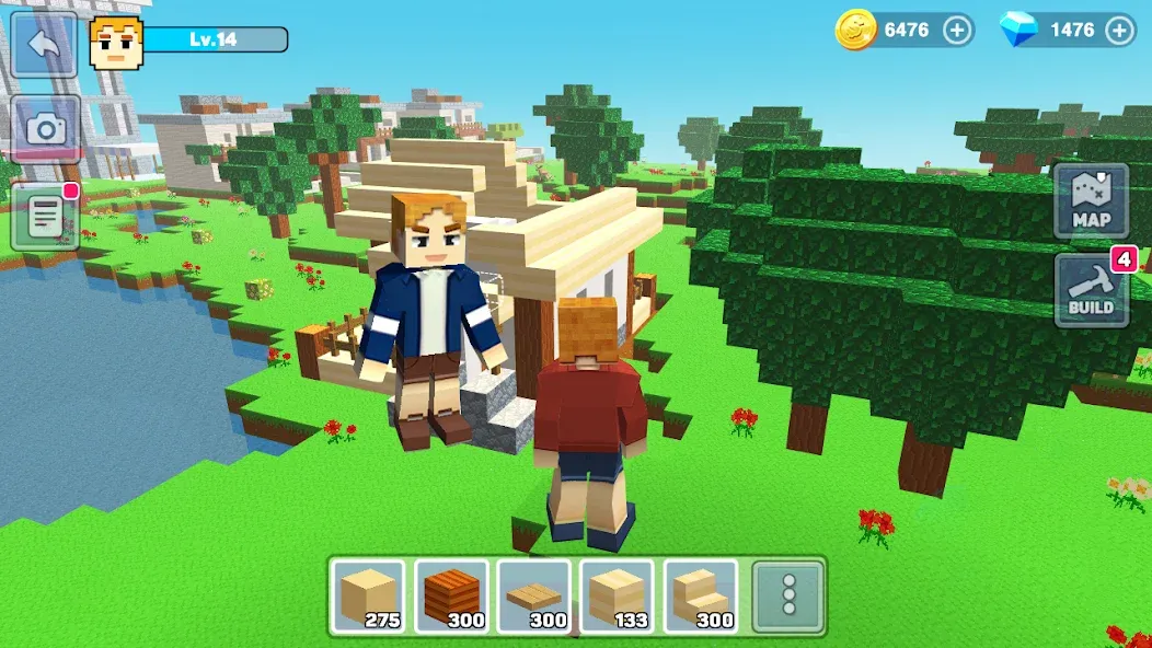 MiniCraft: Blocky Craft 2024 (МиниКрафт) [МОД: Много денег, Монет и Все открыто] Screenshot 2