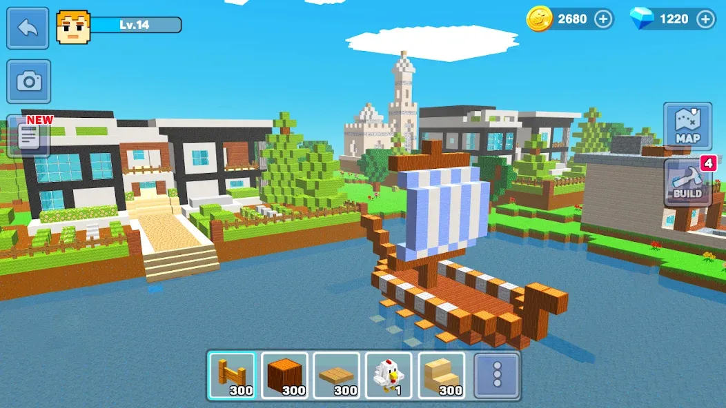 MiniCraft: Blocky Craft 2024 (МиниКрафт) [МОД: Много денег, Монет и Все открыто] Screenshot 4