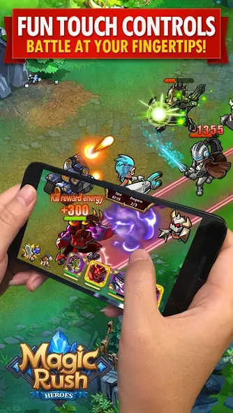 Magic Rush: Heroes (Меджик Раш) [МОД: Все открыто, Дополнительные деньги и Меню MOD] Screenshot 1