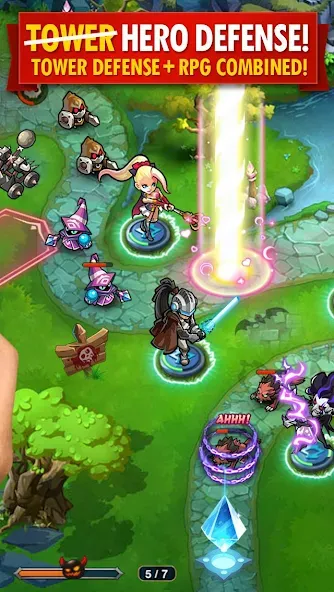 Magic Rush: Heroes (Меджик Раш) [МОД: Все открыто, Дополнительные деньги и Меню MOD] Screenshot 2