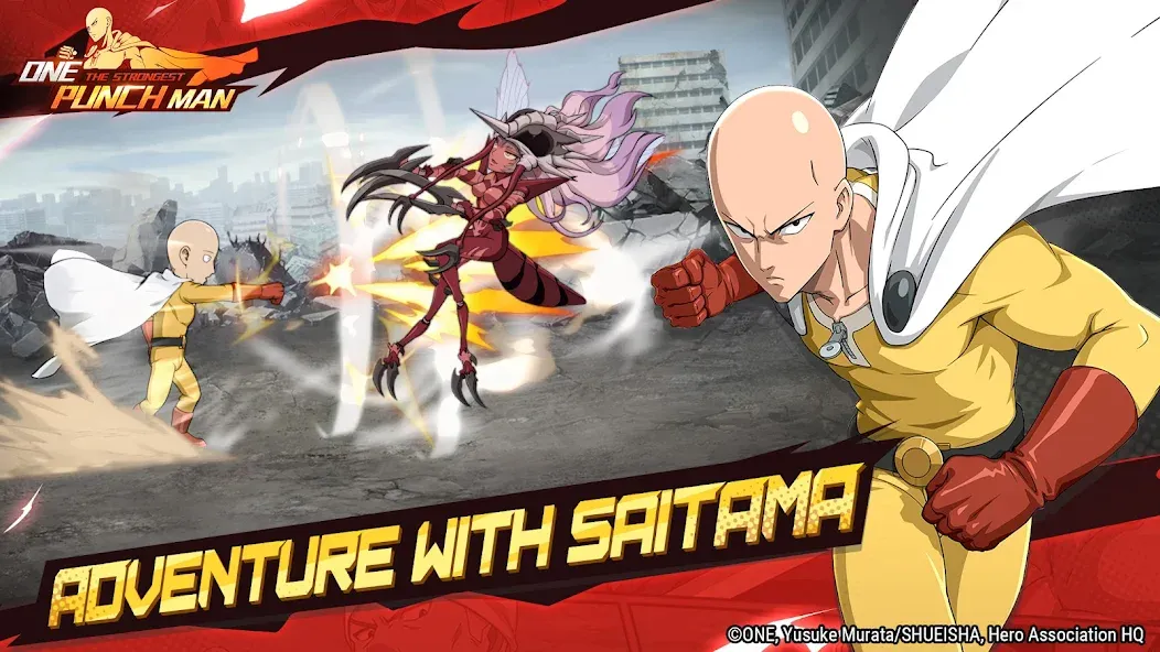 One Punch Man - The Strongest (Уан Панч Мен) [МОД: Бесконечные деньги, Монеты и Мега MOD] Screenshot 2