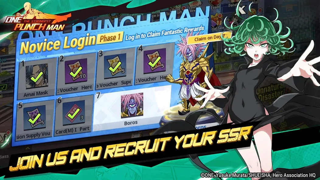 One Punch Man - The Strongest (Уан Панч Мен) [МОД: Бесконечные деньги, Монеты и Мега MOD] Screenshot 4