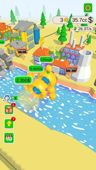 Water Power (Уотер Пауэр) [МОД: Много денег, Монет и Все открыто] Screenshot 2