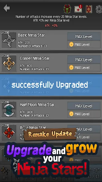 Merge Ninja Star (Мрж Ниндзя Стар) [МОД: Деньги, Монеты и Меню MOD] Screenshot 4