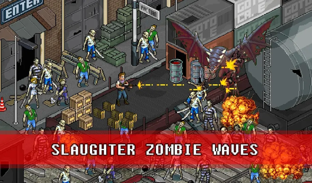 Fury Survivor: Pixel Z (Фьюри Сурвайвер) [МОД: Меню, Бесконечные монеты и Открытые уровни] Screenshot 4