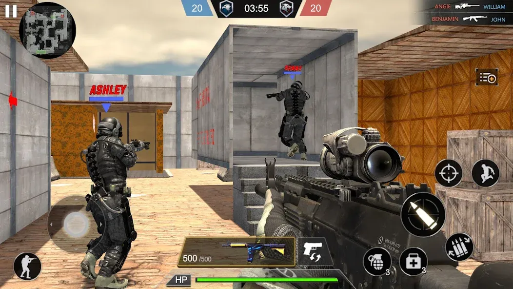 Army Commando Shooting Games [МОД: Бесконечные деньги, Монеты и Мега MOD] Screenshot 2