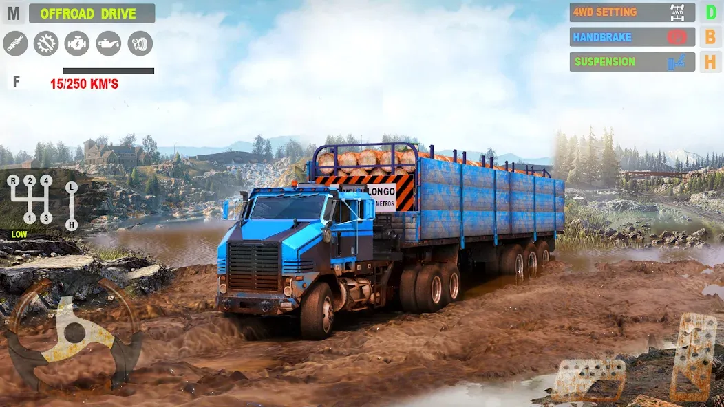 Offroad Mudrunner Games 3D [МОД: Бесконечные деньги, Монеты и Мега MOD] Screenshot 2