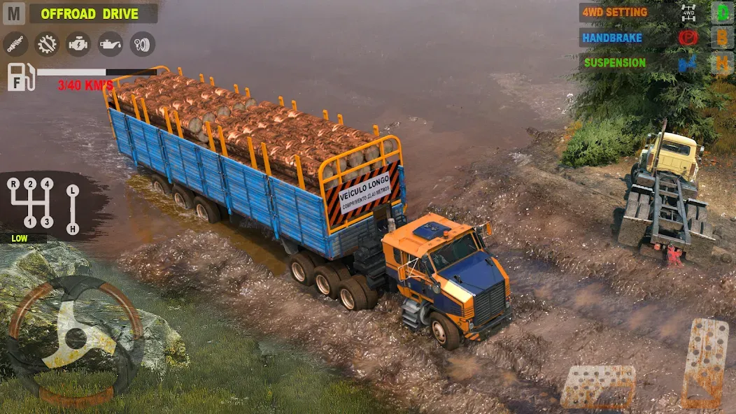 Offroad Mudrunner Games 3D [МОД: Бесконечные деньги, Монеты и Мега MOD] Screenshot 3