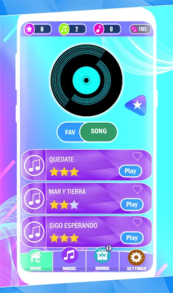 Santa Fe Klan Piano Game (Санта Фе Клан Пиано Гейм) [МОД: Много монет, Открытые уровни и Мега MOD] Screenshot 1