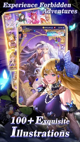 Idle Angels: Goddess' Warfare (Айдл Энджелс) [МОД: Меню, Бесконечные монеты и Открытые уровни] Screenshot 2