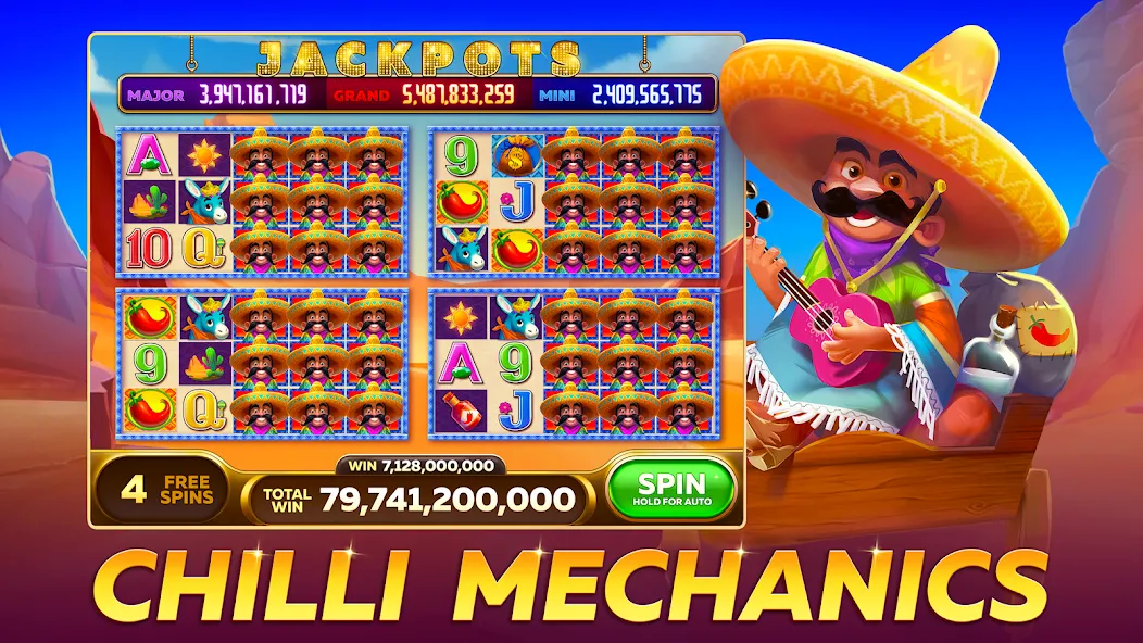 Infinity Slots - Casino Games (Инфинити Слоты) [МОД: Бесконечные деньги, Монеты и Мега MOD] Screenshot 2
