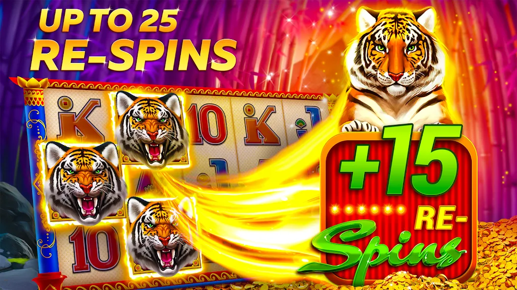 Infinity Slots - Casino Games (Инфинити Слоты) [МОД: Бесконечные деньги, Монеты и Мега MOD] Screenshot 3