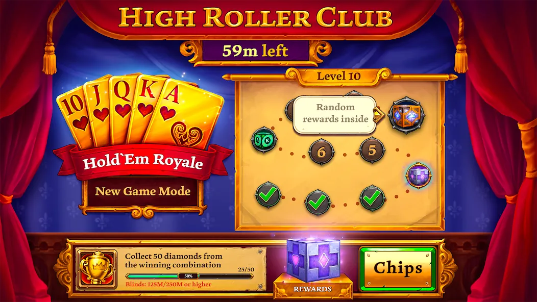 Texas Holdem - Scatter Poker (Тексас Холдем) [МОД: Бесконечные деньги, Монеты и Мега MOD] Screenshot 2