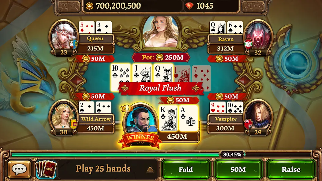 Texas Holdem - Scatter Poker (Тексас Холдем) [МОД: Бесконечные деньги, Монеты и Мега MOD] Screenshot 3