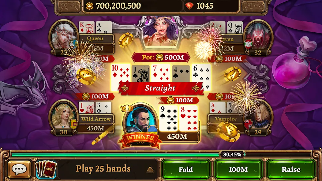 Texas Holdem - Scatter Poker (Тексас Холдем) [МОД: Бесконечные деньги, Монеты и Мега MOD] Screenshot 5