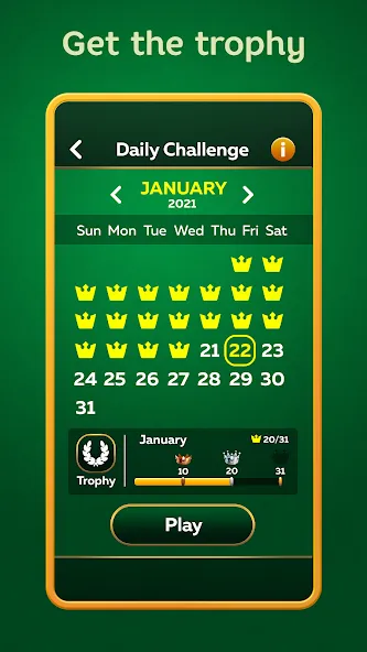 Solitaire Play - Card Klondike (Солитер Плей) [МОД: Все открыто, Дополнительные деньги и Меню MOD] Screenshot 5