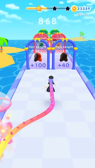 Dancing Hair (Дансинг Хэр) [МОД: Все открыто, Дополнительные деньги и Меню MOD] Screenshot 2