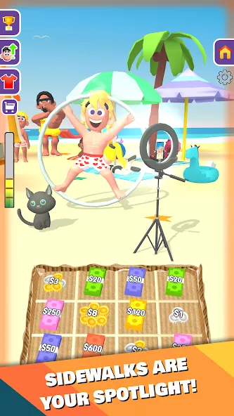Street Life: Merge Tap Clicker (Беггинг Лайф) [МОД: Много денег, Монет и Все открыто] Screenshot 5