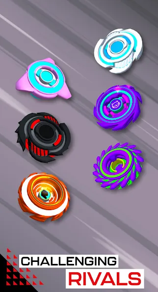 Spinner Fighter Arena (Спиннер Файтер Арена) [МОД: Много денег, Монет и Все открыто] Screenshot 1