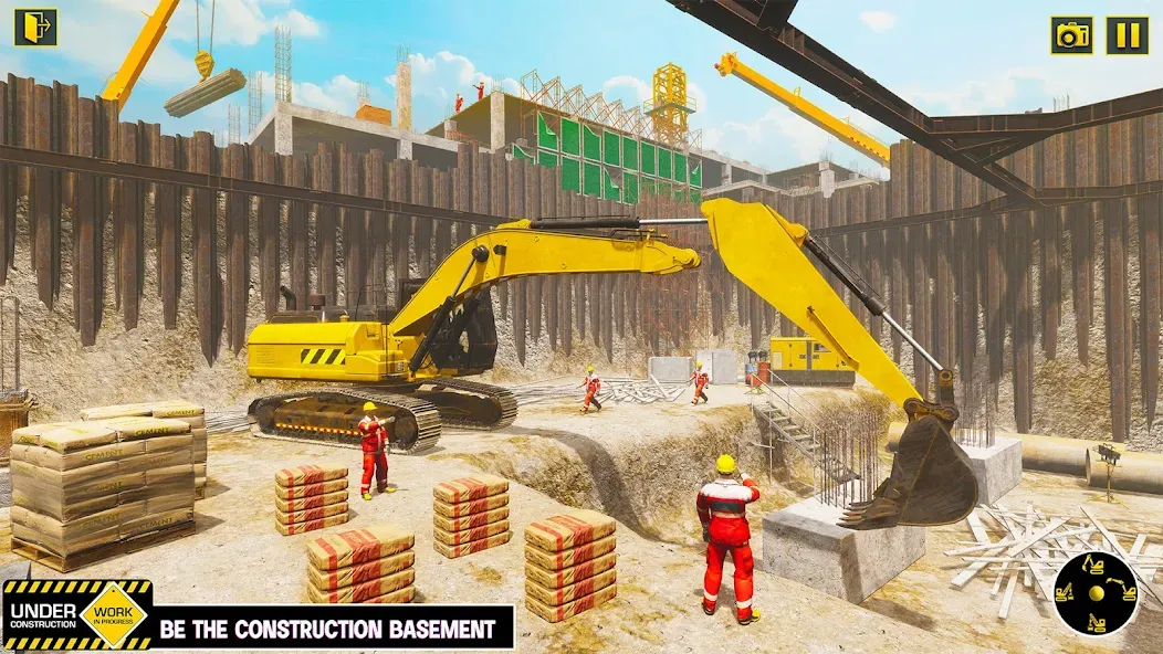 Excavator Simulator Crane Game (Экскаватор Симулятор Кран Игра) [МОД: Много денег, Монет и Все открыто] Screenshot 3