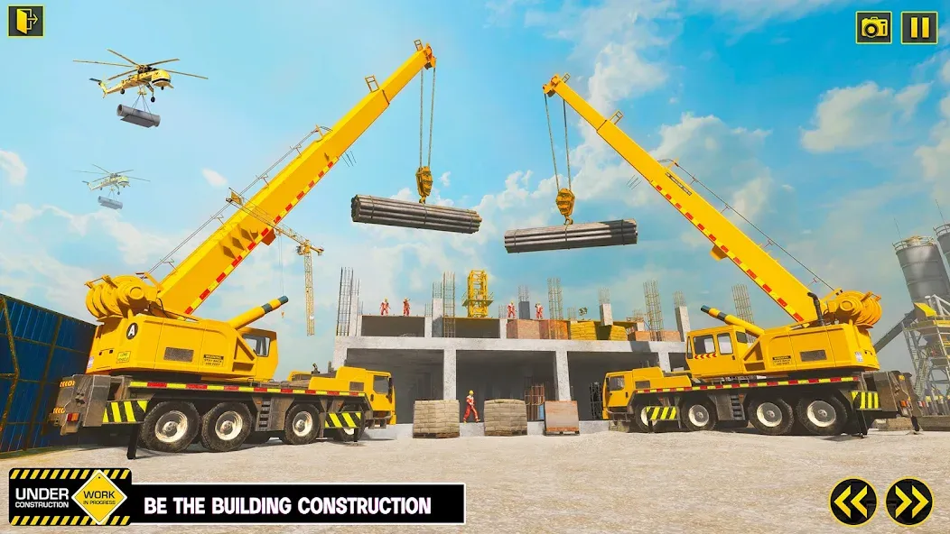 Excavator Simulator Crane Game (Экскаватор Симулятор Кран Игра) [МОД: Много денег, Монет и Все открыто] Screenshot 4