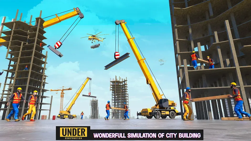 Excavator Simulator Crane Game (Экскаватор Симулятор Кран Игра) [МОД: Много денег, Монет и Все открыто] Screenshot 5