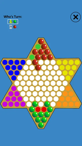 Chinese Checkers Touch (Китайские шашки Тач) [МОД: Меню, Бесконечные монеты и Открытые уровни] Screenshot 1