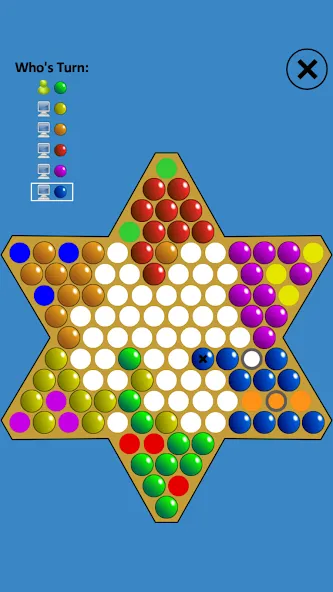 Chinese Checkers Touch (Китайские шашки Тач) [МОД: Меню, Бесконечные монеты и Открытые уровни] Screenshot 3
