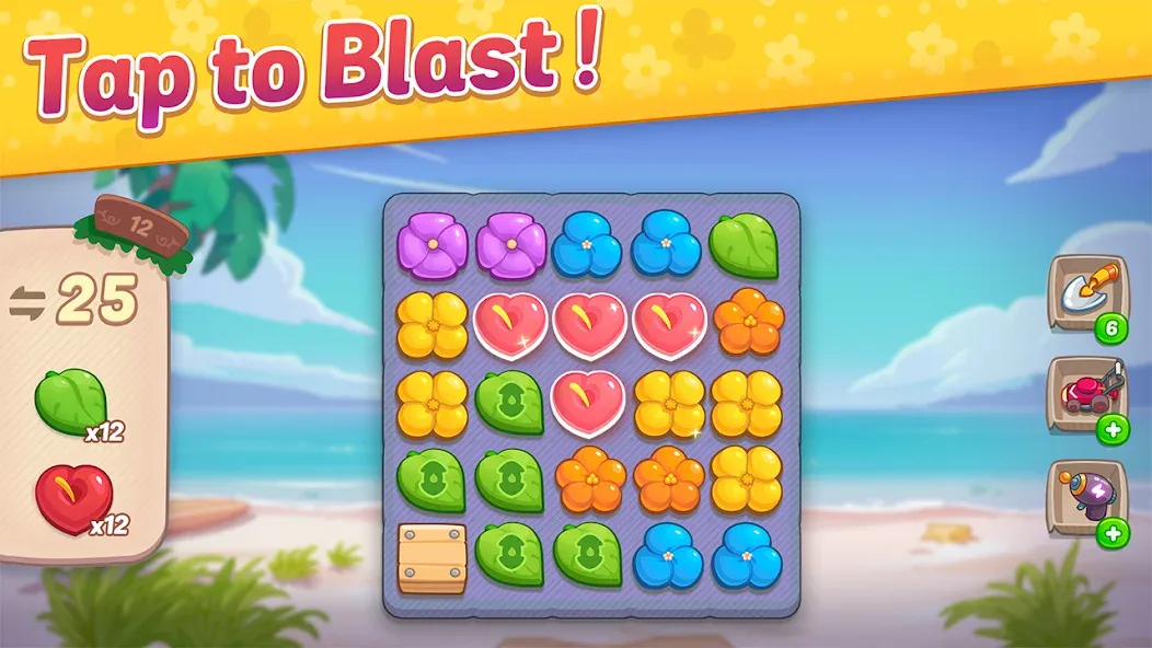 Ohana Island: Blast & Build (Охана Айленд) [МОД: Много денег, Монет и Все открыто] Screenshot 5