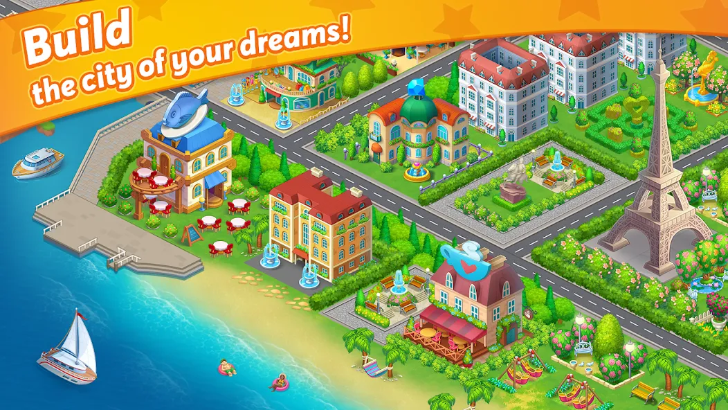Paris: City Adventure (Париж) [МОД: Много денег, Монет и Все открыто] Screenshot 1
