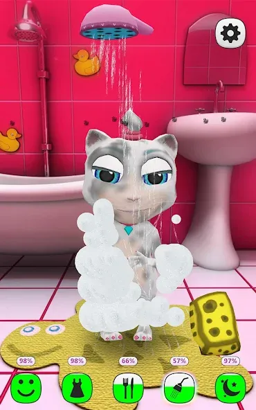 My Talking Kitty Cat [МОД: Бесконечные деньги, Монеты и Мега MOD] Screenshot 2