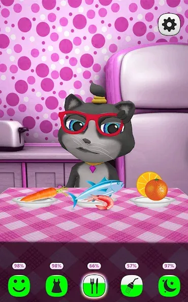 My Talking Kitty Cat [МОД: Бесконечные деньги, Монеты и Мега MOD] Screenshot 3